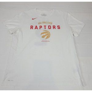 Nike 2019 NBA‎ Final T-Shirt Mens XL. Toronto Raptors Khawi Leonard White Tee.